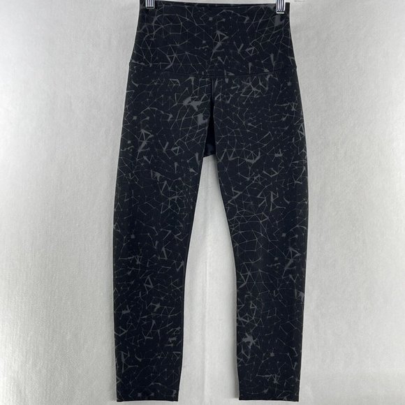 Lululemon Wunder Under Leggings Women's Size 4 Cropped Black - Picture 1 of 12